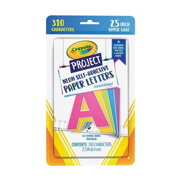 Pacon Letters, SelfAdhesive, 2-1/2in, 3AST/NE, PACP1647CRA - main